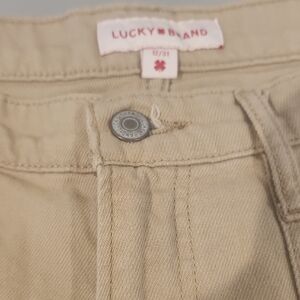 Lucky Brand Beige Casual Trousers